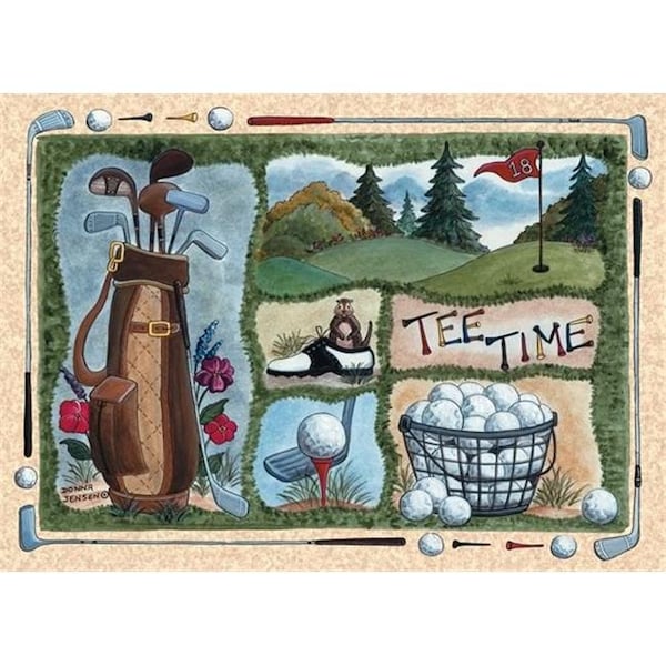 Custom Printed Rugs TEE TIME Tee Time Rug